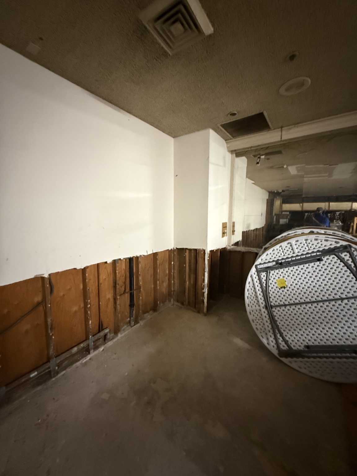Commercial water damage demolition